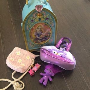 Girls toys and bags